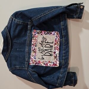 "Birthday Babe" Jean Jacket (3T)